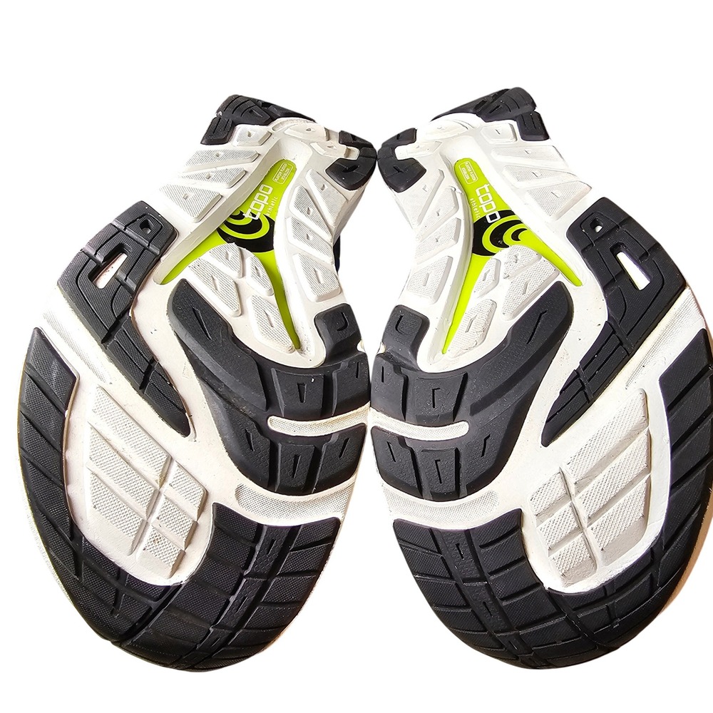 Topo Athletic Zephyr Mens 11.5 Blue Black Road Running Shoes ZipFoam Gorpcore - Picture 9 of 14